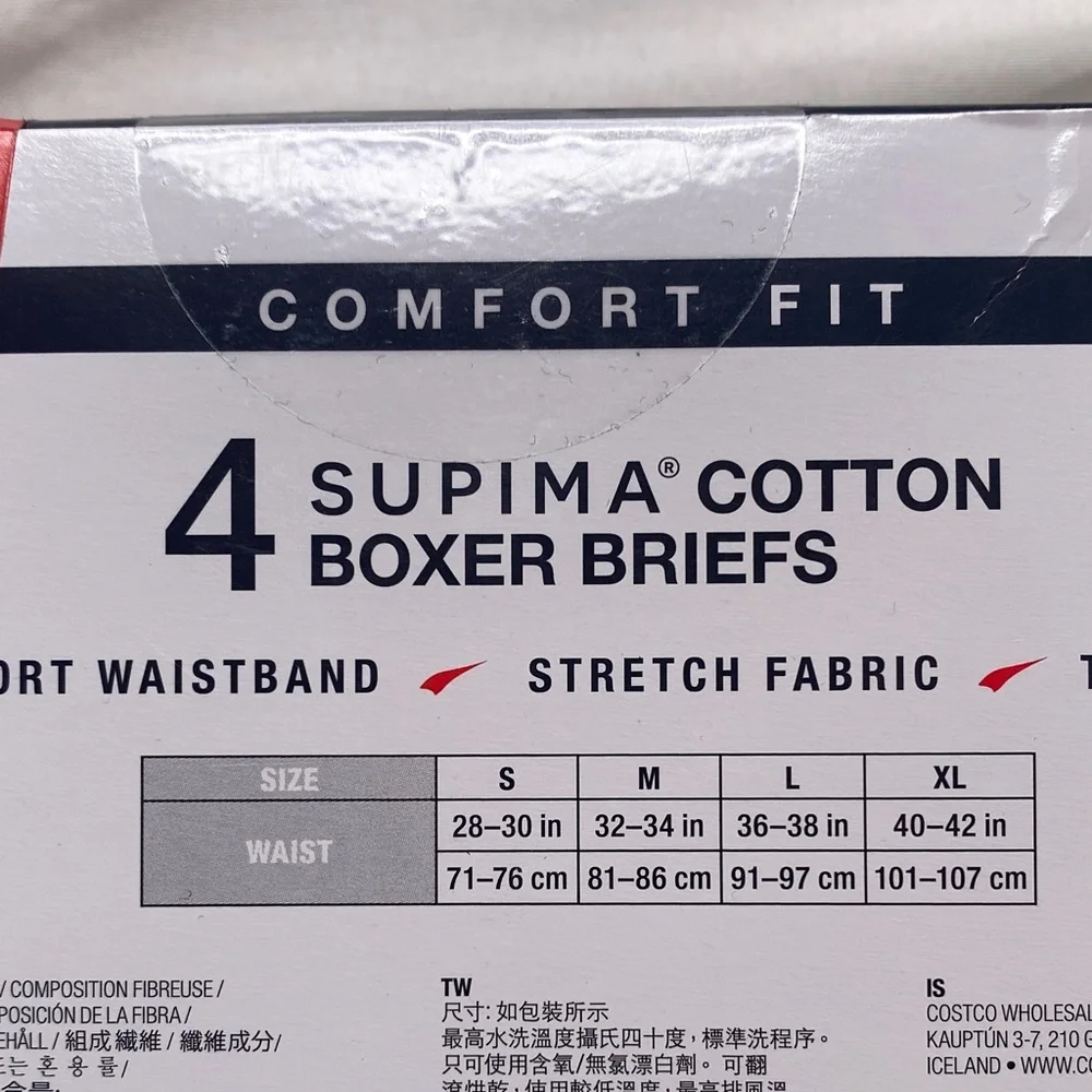 Kirkland Signature‎ Black Supima Cotton Boxer Briefs